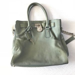 Authentic Michael Kors large leather purse bag